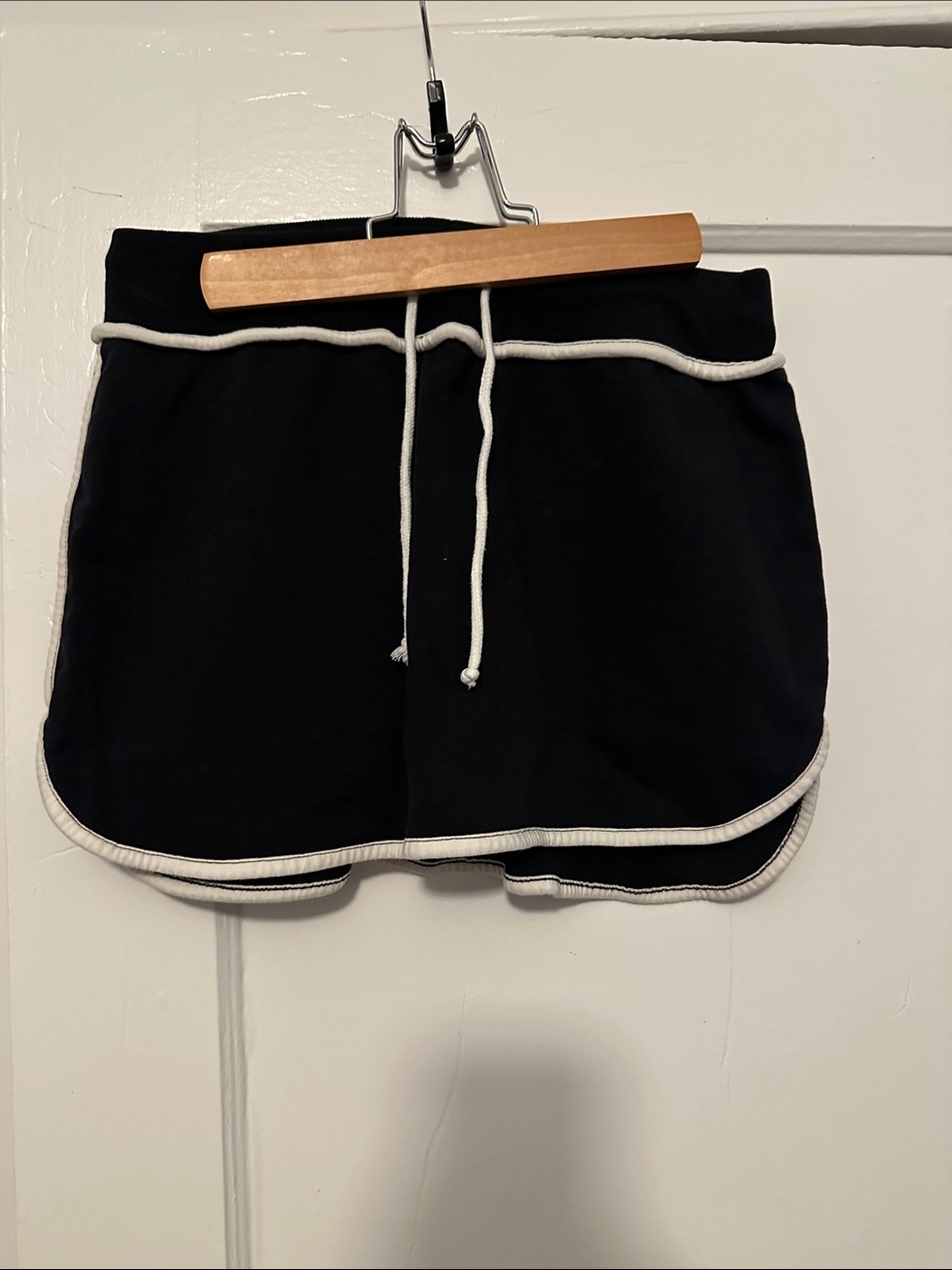 Urban Outfitters Black Skort with White Piping
